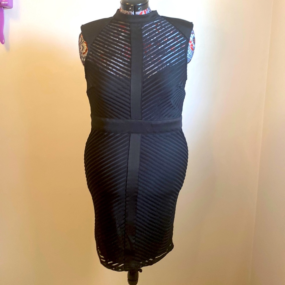 Herringbone Bodycon Dress